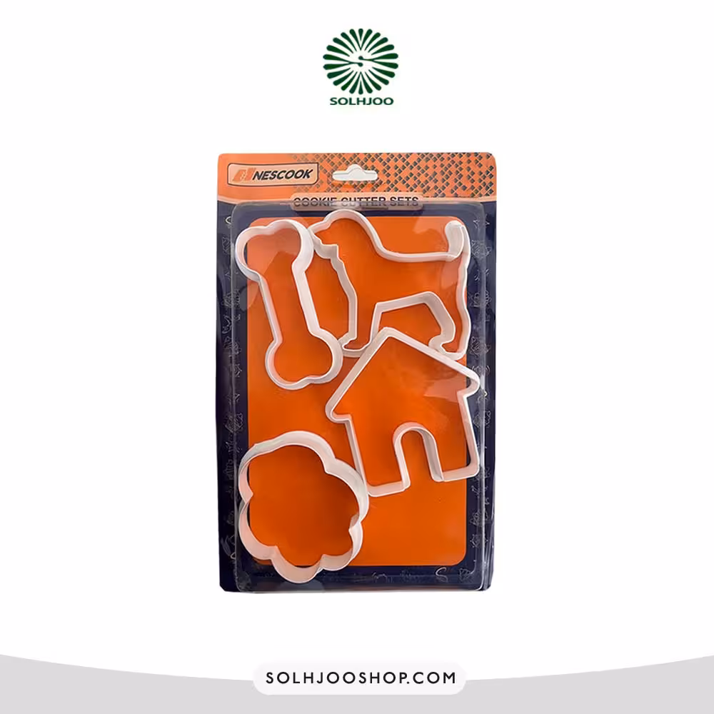 کاتر پلاستیکی سگ 4 عددی نسکو