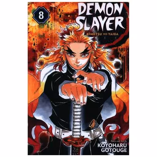 کتاب مانگا شیطان کش Demon Slayer 08 اثر Koyoharu Gotouge