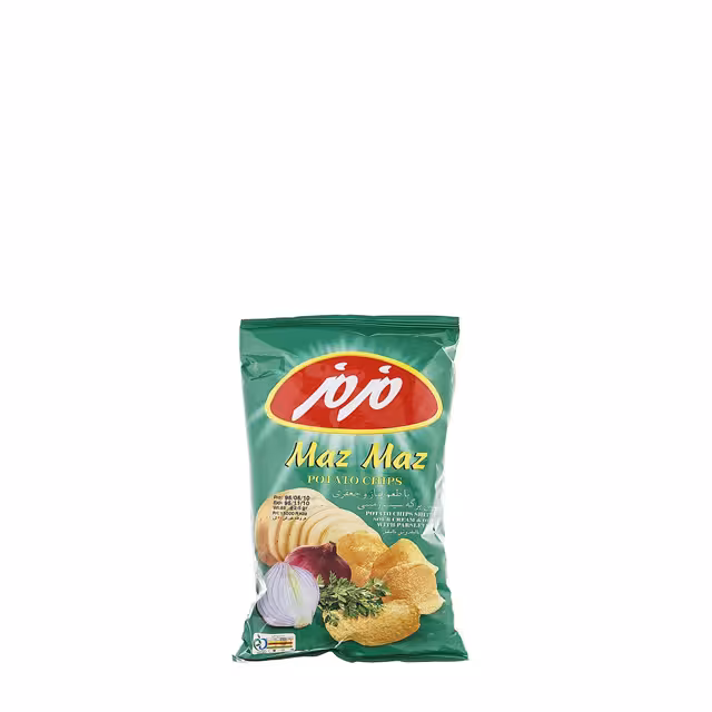 چیپس پیاز و جعفری مزمز 16 گرمی