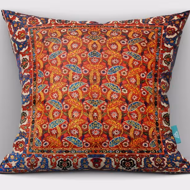 کاور کوسن مخمل 40x40 طرح سارای 2 آرت مان
