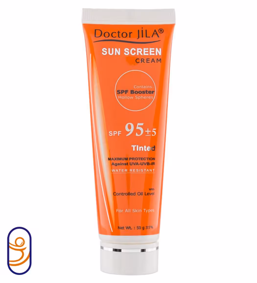 کرم ضد آفتاب SPF 95 انواع پوست دکتر ژیلا رنگی