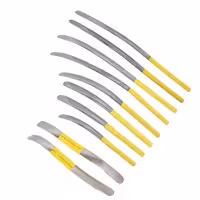 یراق فنری 10 عددی یک سانتی متری صافکاری زرد مدل YRQF-190