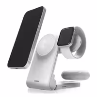 شارژر وایرلس سه کاره مگ سیف اس تی ام مدل STM chargetree mag