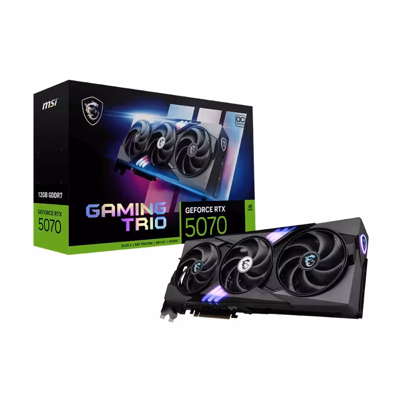 کارت گرافیک ام اس ای GeForce RTX 5070 GAMING TRIO OC 12GB