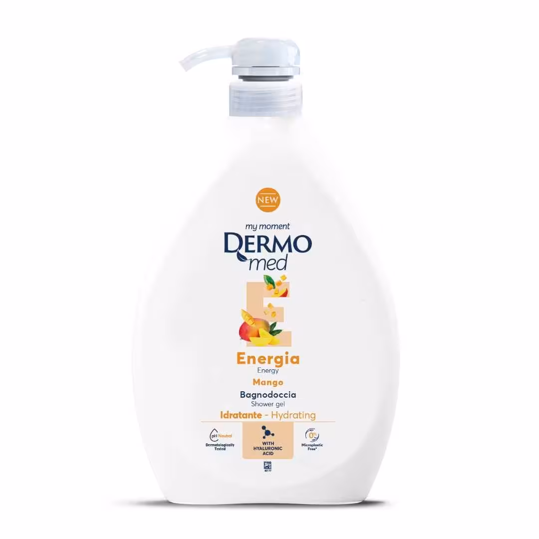مشخصات، خرید و قیمت شامپو بدن انرژی بخش درمومد Dermomed با رایحه انبه mango حجم 1000 میل ⭐️ ویان مارکت