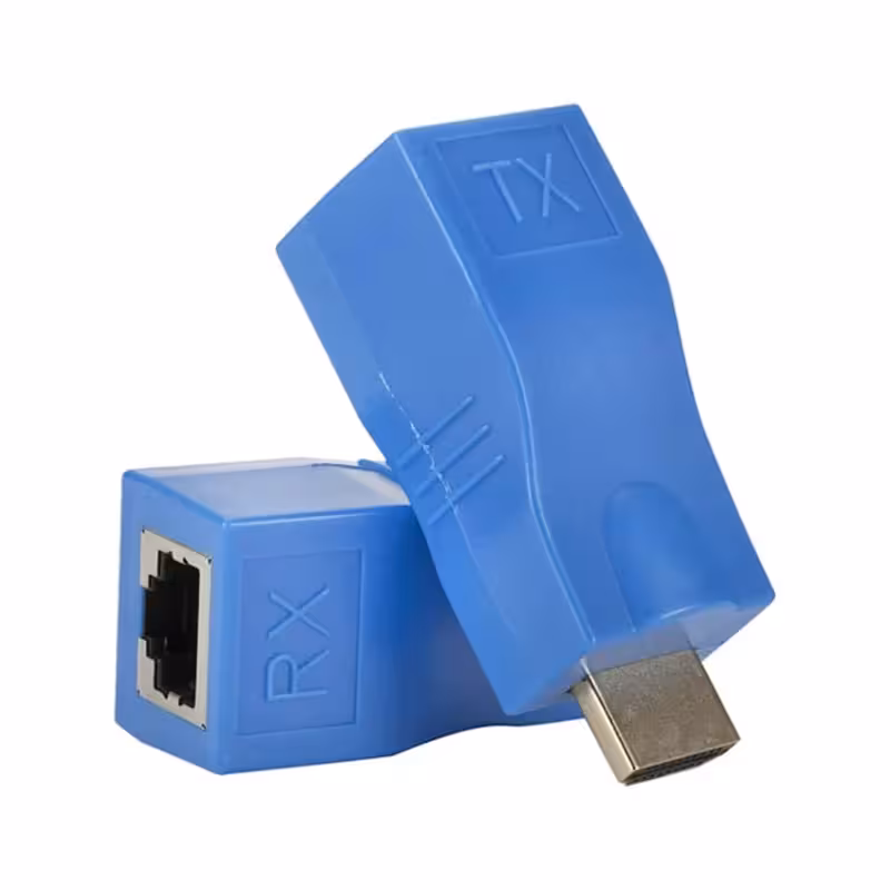 اکستندر افزایش‌دهنده HDMI بر بستر شبکه (LAN) از طریق کابل CAT5/6