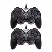 دسته بازی دوبل شوک دار باسیم Macher مدل MR-62 - مشکی - RYL