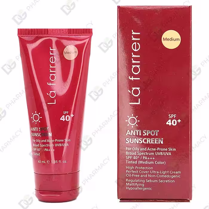 ضد آفتاب و ضدلک رنگی پوست های چرب و مستعد آکنه  SPF40 (مدیوم) دیجی فارماسی