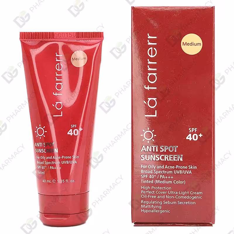 ضد آفتاب و ضدلک رنگی پوست های چرب و مستعد آکنه  SPF40 (مدیوم) دیجی فارماسی