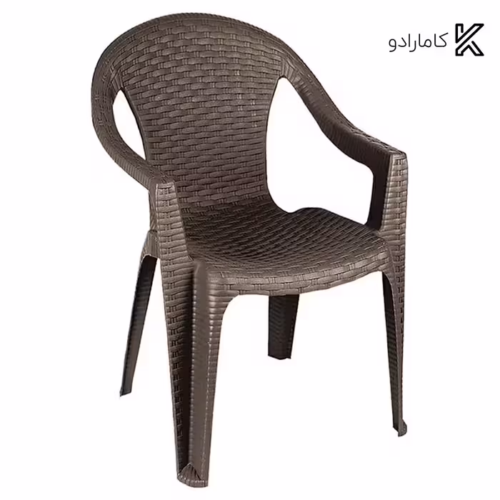 صندلی دسته دار حصیر بافت ناصر پلاستیک کد 811