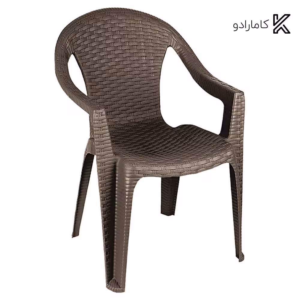 صندلی دسته دار حصیر بافت ناصر پلاستیک کد 811