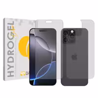 محافظ صفحه نمایش شفاف دبن مدل Tough مناسب برای گوشی موبایل اپل iPhone 16 Pro Max به همراه محافظ پشت گوشی