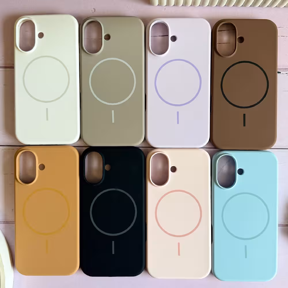 قاب سیلیکونی مگ سیف دار برای آیفون