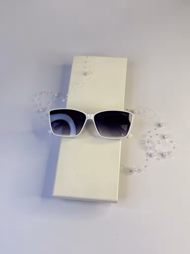 عینک افتابی برند Fendi زنانه دخترانه ترند سفید یووی 400