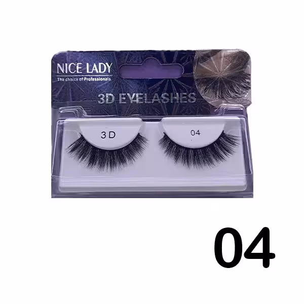 مژه جفتی 3D نایس لیدی شماره 04