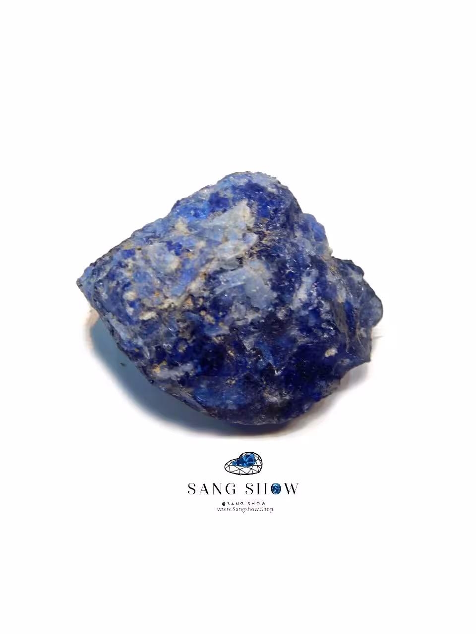 ابسیدین آبی blue obsidian استثنایی و دانه برفی S1063