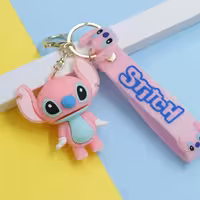 سرکلیدی سیلیکونی استیج صورتی بزرگ 31084