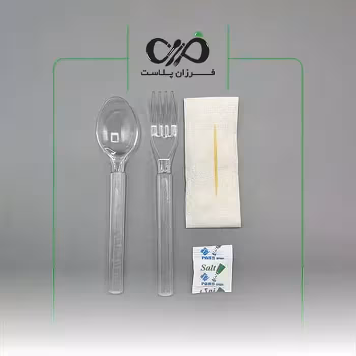 پک(بسته بندی)قاشق و چنگال یکبار مصرف اترک (VIP) (500عددی)