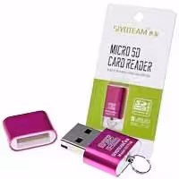 ریدر تک کاره سرکلید دار فلزی مشکی Siyoteam JD-T6