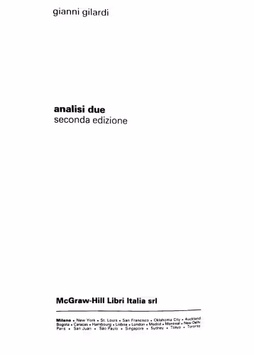 خرید و دانلود نسخه کامل کتاب Analisi Due