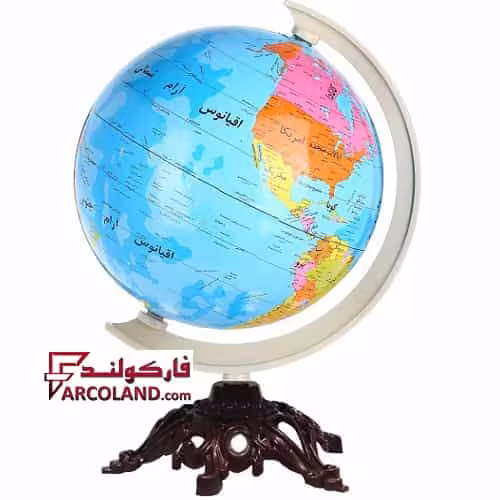 کره زمین جغرافیایی سایز 20 پایه پلاستیکی تولیدی نسیم