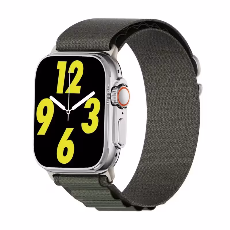 ساعت هوشمند گرین لاین مدل NAZ WIERLESS ULTRA MIN دارای قابلیت های قابلیت مکالمه از طریق بلوتوث، پشتیبانی از زبان فارسی در منو و سیستم‌عامل بند برزنت | کالا مکس