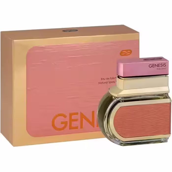 ادو تویلت زنانه عماد آرا مدل Genesis Rose Gold حجم 100 میلی لیتر