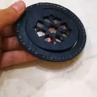 آینه چرمینه برند الگانت دستدوز