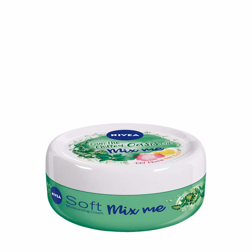 کرم مرطوب کننده نیوآ سافت میکس من، من کرم مرطوب کننده اوسیس وان خنک هستم