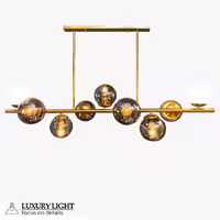 لوستر مدرن لاینر بلند نه شعله