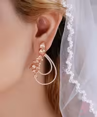 💎گوشواره جواهری مجلسی