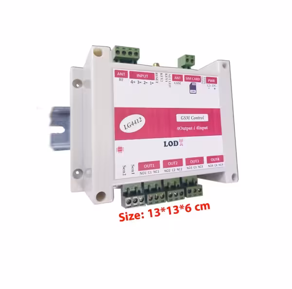 کنترل پیامکی 4 کاناله تایمردار LG4412M