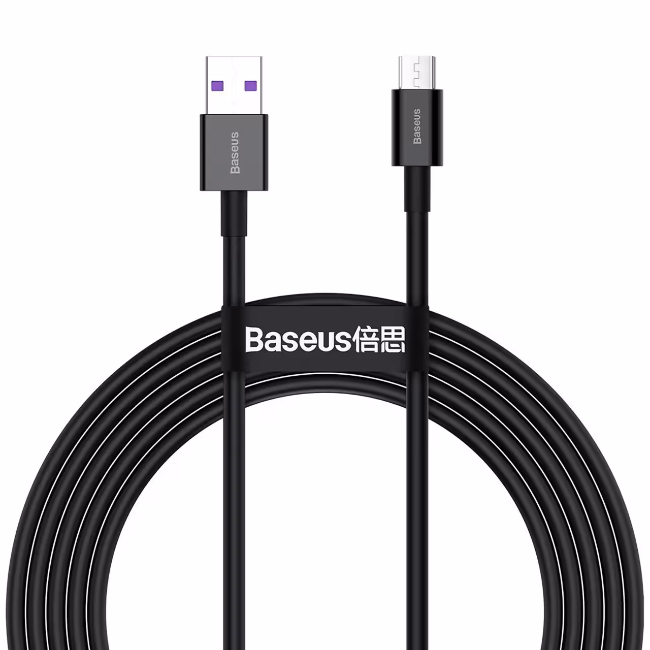 کابل شارژر میکرو USB با طول دو متر باسئوس مدل CAMYS-01-M
