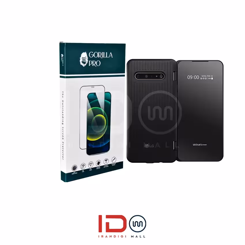 گلس و محافظ هیدروژلی (مات) بدنه گوشی ال جی مدل LG V60 ThinQ Dual Screen