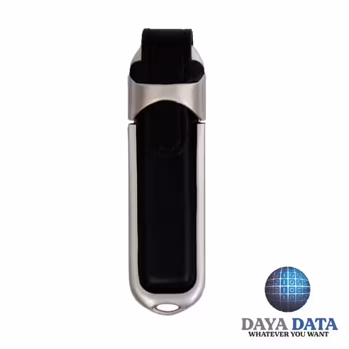 فلش مموری فانتزی دایا دیتا لوکس چرمی مدل LE1001-21 ظرفیت128GB -USB2 رنگ مشکی