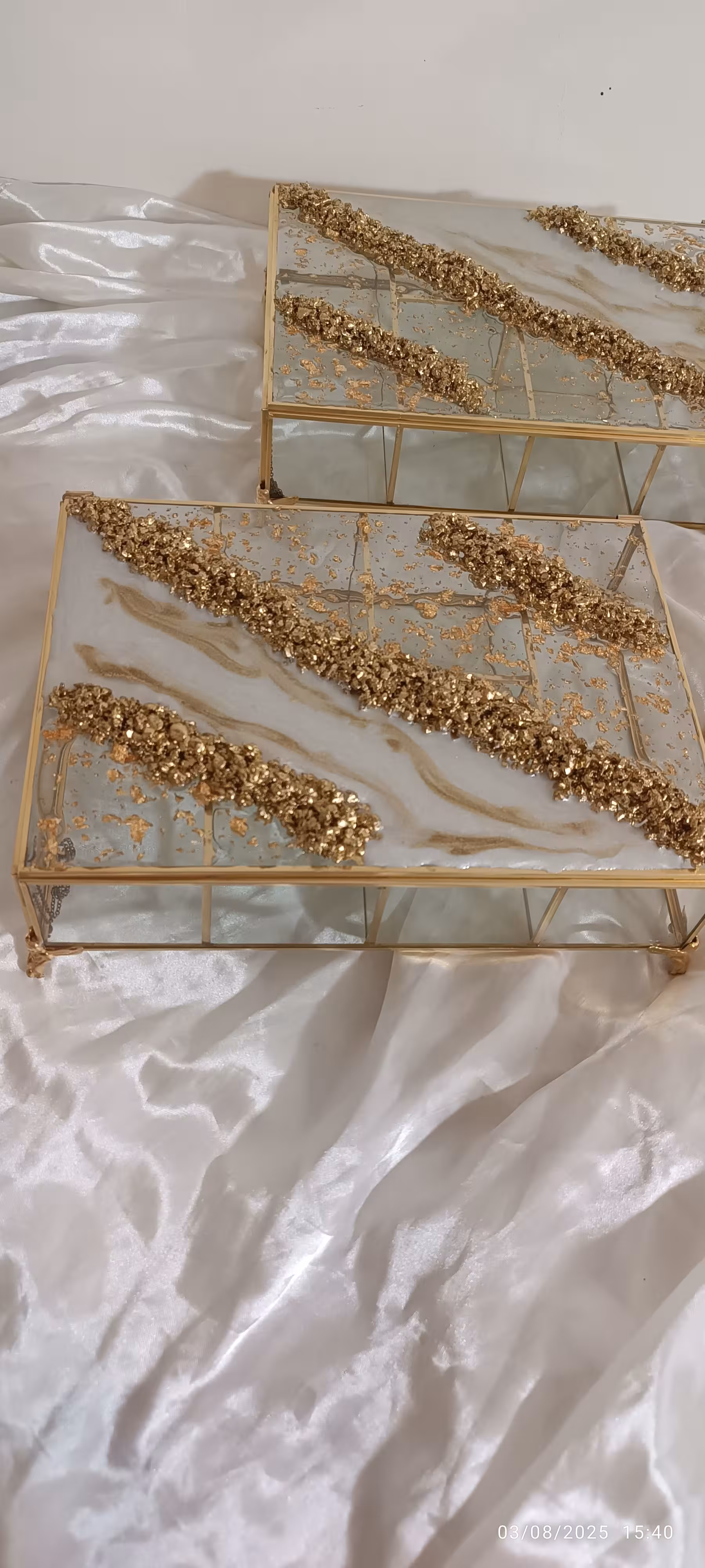 باکس تیبگ شیشه ای رزینی شش خانه