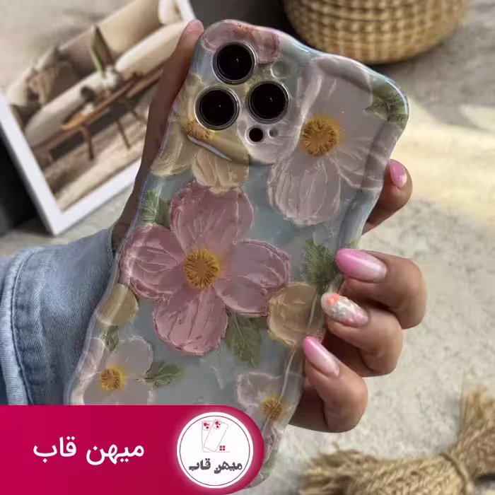 قاب موبایل آیفون گل همیشه بهار استایل 2 - کد (111856)