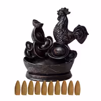 عود و جای عود مدل آبشاری طرح خروس