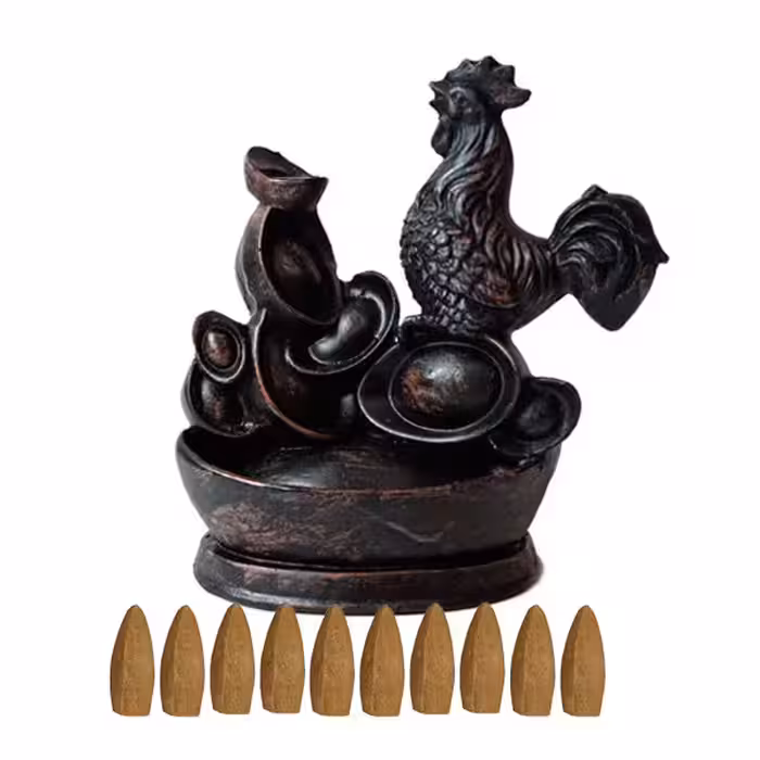 عود و جای عود مدل آبشاری طرح خروس