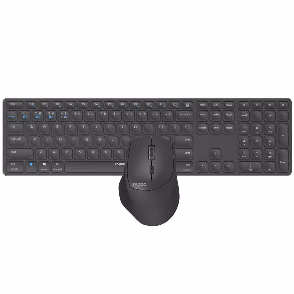 کیبورد و ماوس بی سیم رپو RAPOO 9800M