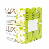 صابون کرم دار لوکس LUX رایحه شکوفه گاردنیا وزن 170 گرم بسته 6 عددی