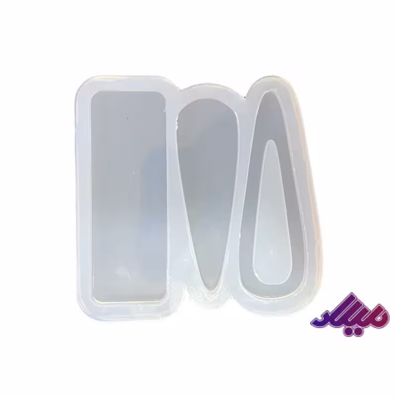 قالب سیلیکونی گیره سر 3تایی ساده 6.5 سانتی