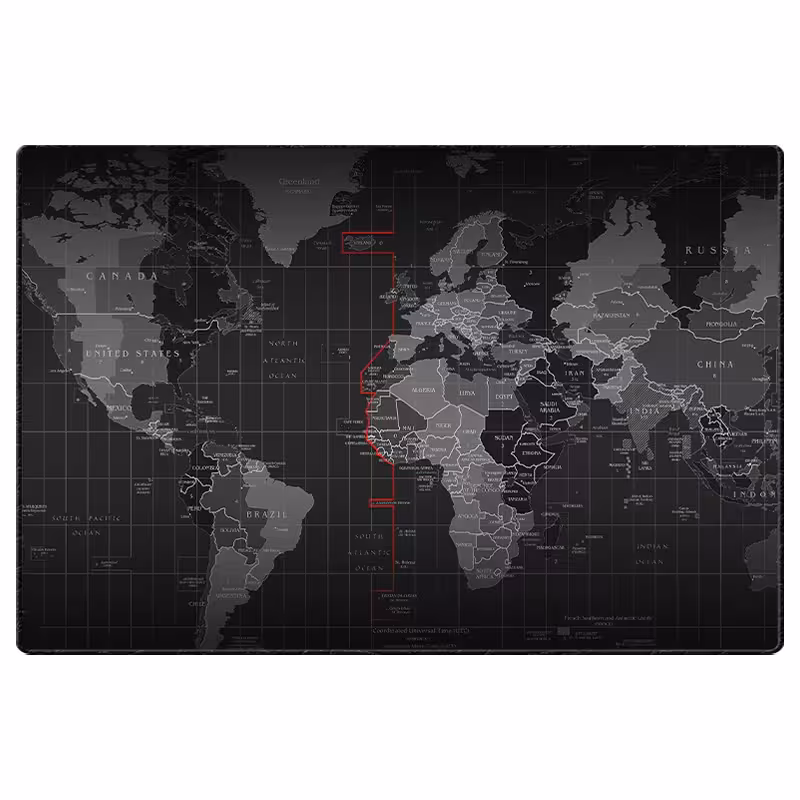 ماوس پد گیمینگ طرح World Map