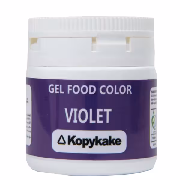 رنگ خوراکی ژله ای بنفش (Violet) کپی کیک 35 گرمی