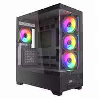 کیس کامپیوتر لاجی کی مدل C674B ARGB Mid Tower مشکی