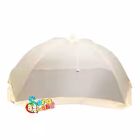 پشه بند چتری کودک رنگ کرم