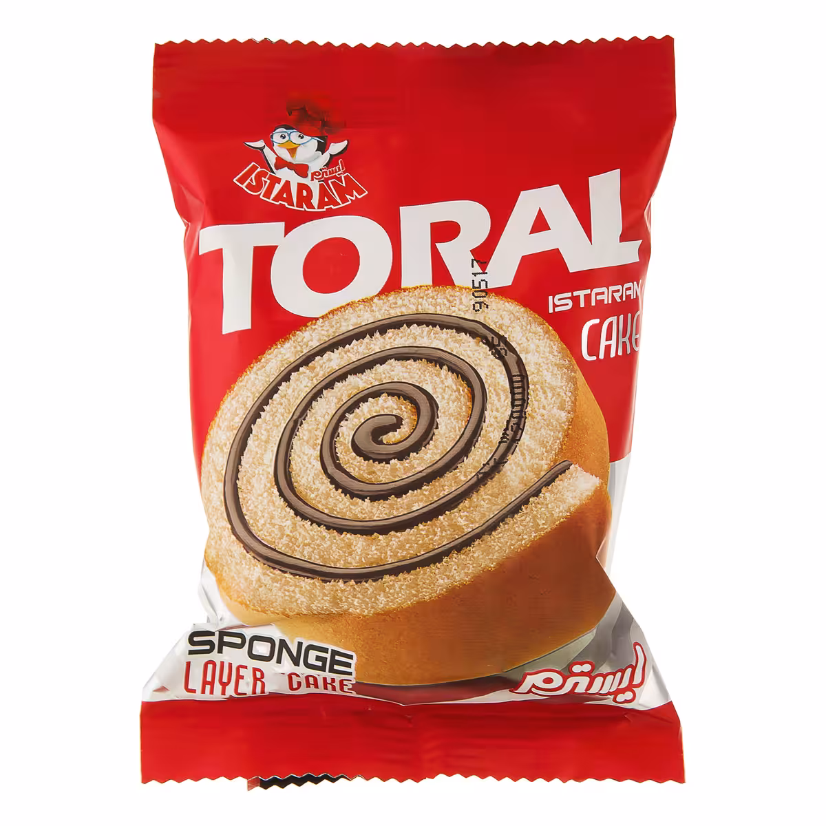 کیک رول وانیلی شکلاتی 65 گرمی ایسترم