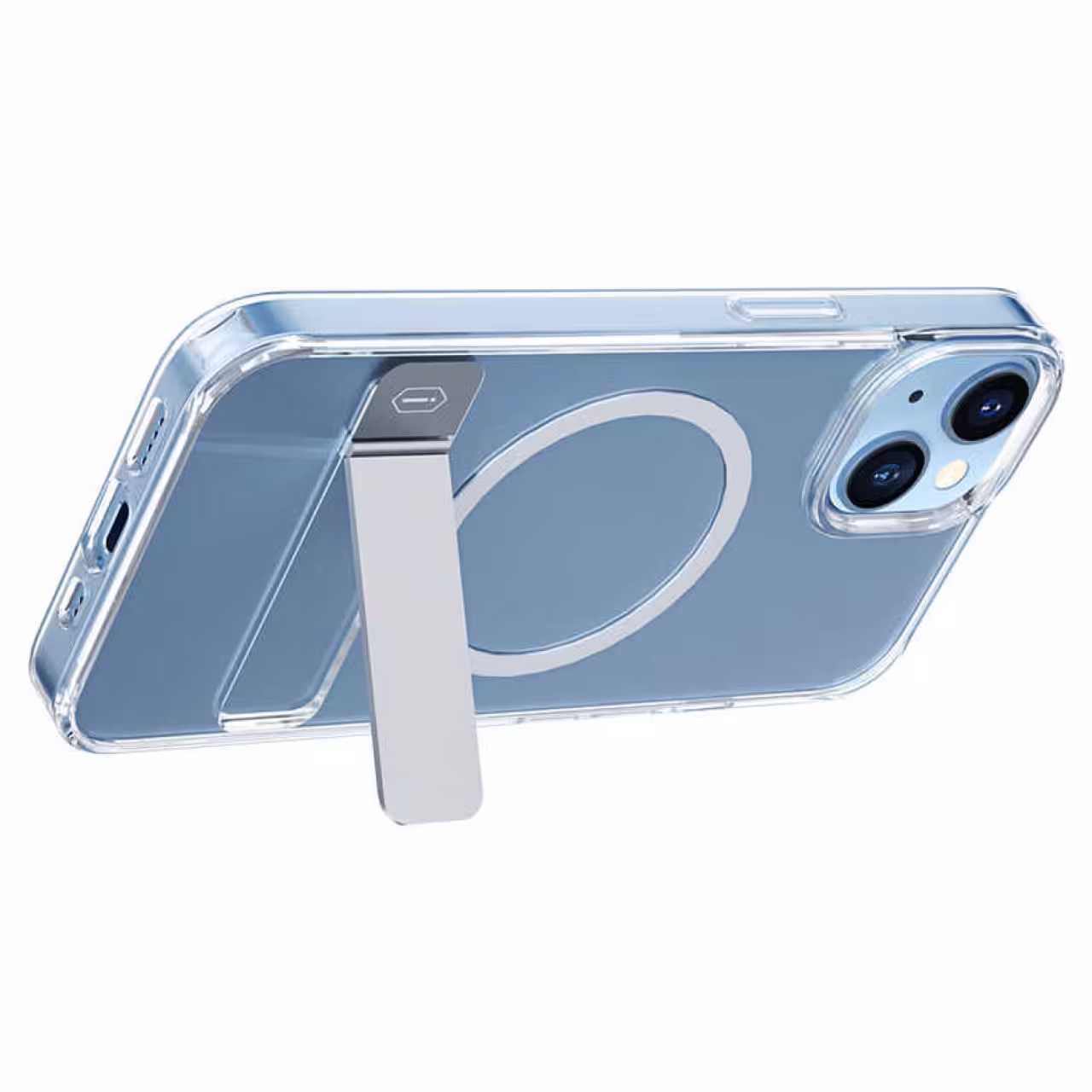 قاب مگنتی آیفون 14 پلاس و نگهدارنده موبایل ویوو Wiwu Aurora Crystal Phone Case For IP 14/6.7 Plus