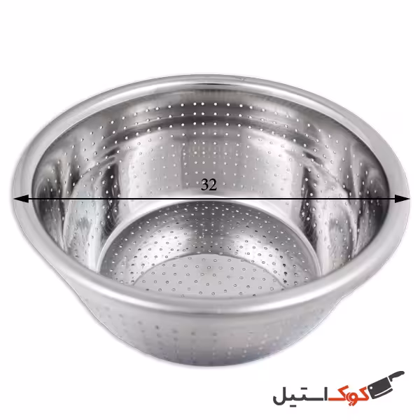 آبکش استیل ورق ضخیم دهنه 32