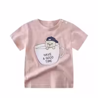 تی شرت آستین کوتاه بچگانه خرسی